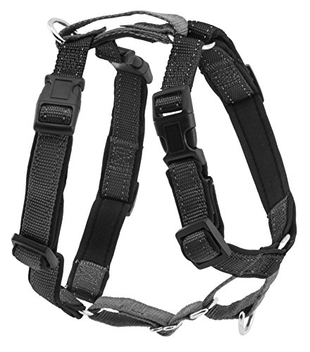 Peitoral para Cão PETSAFE 647 (Cinzento - 60 g) Petsafe - Coleiras e arnês para animais de estimação - cinzento, neopreno, nylon, velcro