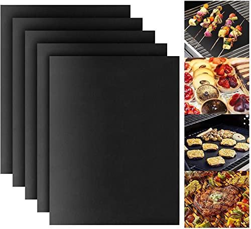 Conjunto de 5 Almofadas Antiaderentes para Grelhador Linglan LINGLAN - Acessórios para churrasco ao ar livre - conjunto, almofadas, antiaderentes, grelhador