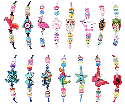 Bracelete FABURO Unicórnio (15 peças - 0.8x1.5 cm) Fabur - Brinquedos - 15 peças, alizar, resina, comprimento ajustável