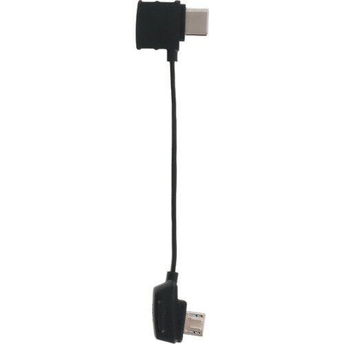 Cabo de Dados DJI (USB-C - Micro USB B - Preto) DJI - Brinquedos - usb-c, micro-usb b, preto