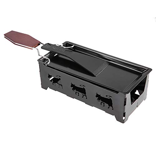 Mini Raclette Portátil 24 X 7 Cm Madeira FTVOGUE - Torradeiras e grelhadores - portátil, 24 x 7 cm, madeira