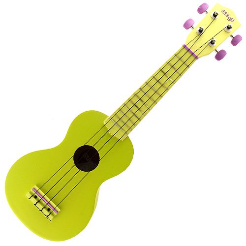 Guitarra Acústica STAGG Ukulele Soprano Us-Lemon Stagg - Guitarras - ukulele, soprano, acústico