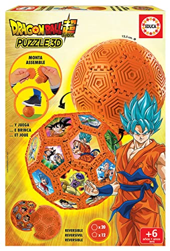 Puzzle EDUCA Borrascera de 3D Dragon Ball Educa Borrás - Jogos - puzzle, 3D, dragon ball, autocolantes, 14cm