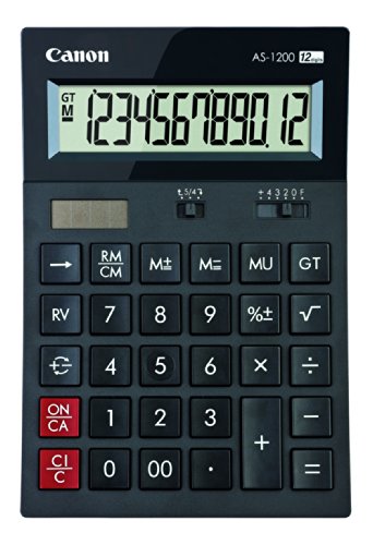 Calculadora de Secretária CANON AS1200HB Canon - Calculadoras - calculadora, secretária, canon