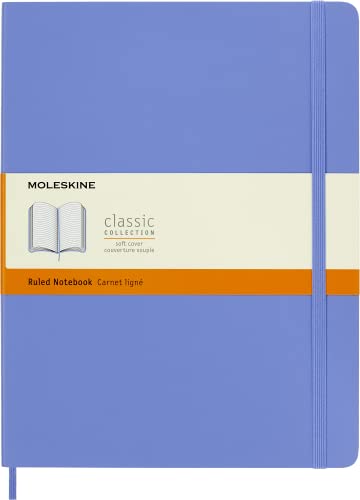 Caderno Liso Moleskine Soft Cover - Azul Moleskine - Cadernos e bloco de notas - capa mole, papel sem ácidos, elástico, cosidas