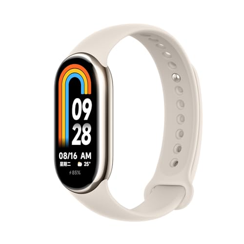 Pulseira Desportiva XIAOMI Mi Smart Band 8 (Bluetooth - Até 16 dias de autonomia - Dourado) Xiaomi - Óculos inteligentes - pulseira desportiva, xiaomi mi smart band 8, bluetooth, 16 dias autonomia, dourado, sensor movimento