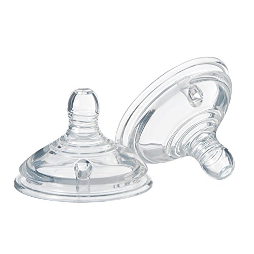 Tetina TOMMEE TIPPEE Closer To Nature 2 Unidades Tommee Tippee - Bicos e forros para mamadeiras de bebê - closer to nature, anti-cólicas, oxitocina, 6 formas