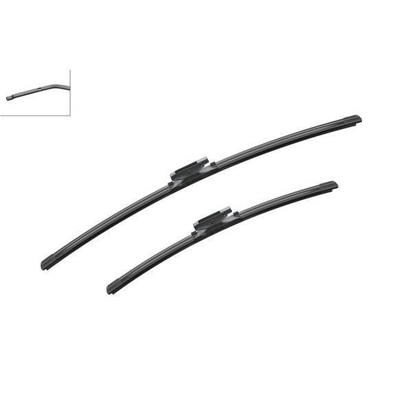 Conjunto de 2 Escovas Limpa Para Brisas Bosch A426S Bosch - Peças e acessórios para janelas de veículos automotores - automático, preto, plástico, 40 cm