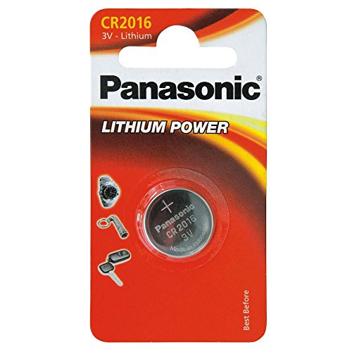 Pilha Recarregável PANASONIC CR2016 3V 160mAh Panasonic - Baterias - litio, cilíndrico, 3V, 160mAh