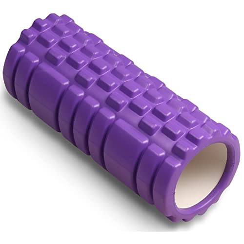 Rolo de Espuma FAOM Indigo (33 x 14 cm) Indigo - Rolo de espuma - yoga, fitness, relaxamento muscular, flexibilidade, circulação sanguínea