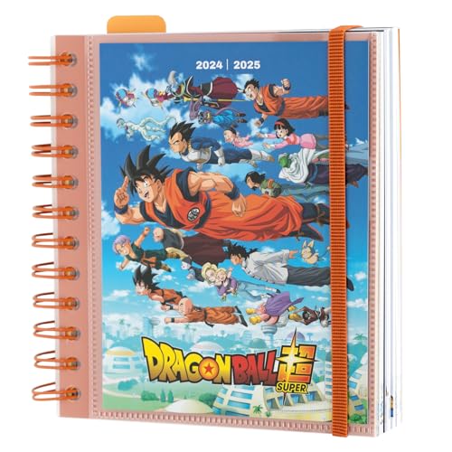 Agenda Escolar ERIK EDITORES Dragon Ball (A5 - 2024/2025 - Semanal) Grupo Erik - Calendários, organizadores e planejadores - agenda escolar, erik editores, dragon ball, A5, semanal, personalização
