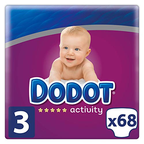 Fraldas DODOT Activity (Tam: 3) (68 Unidades) Procter & Gamble - Roupa interior - dodot, activity, tam 3, 68 unidades