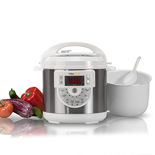 Panela de Pressão Eléctrica Newcook Delicious | 6 L - Preto NEWCOOK - Panelas de pressão e esterilizadores - pressão, 6 L, eléctrica, preto