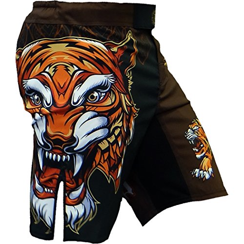 Calções para Homem HARDCORE TRAINING TIGER Multicor para Muay Thai (XXL) Hardcore Training - Uniformes esportivos - multicor, muay thai, xxl