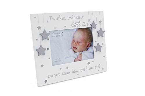 Moldura TWINKLE TWINKLE LITTLE STAR Branco (20 x 25 cm) CELEBRATIONS® - Molduras, bastidores e esticadores - moldura, twinkle twinkle little star, branco, 20 x 25 cm