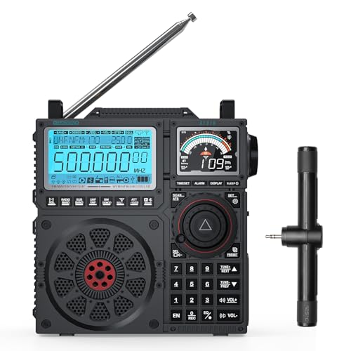 Rádio Raddy RF919 (Recondicionado Como Novo) Raddy - Peças de reposição para telemóveis - sintonizador analógico, fm, am, sw, SSB, antena telescópica