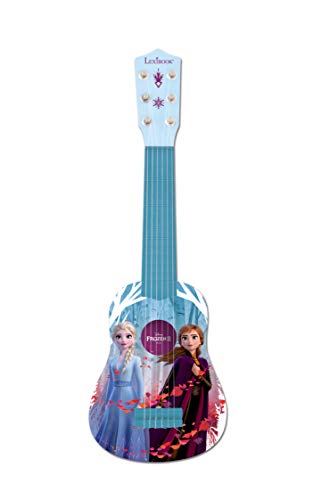 Guitarra LEXIBOOK Disney Frozen 2 - Elsa Lexibook - Instrumentos de brinquedo - plástico, 6 cordas, nylon, design Disney
