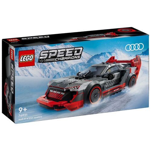 LEGO Speed Champions - Carro Audi S1 E-Tron Quattro (Idade Mínima: 9 Anos) LEGO - Blocos de encaixe - LEGO Speed Champions, carro audi s1 e-tron quattro, 9 anos, rápido elétrico, corrida, pit lane