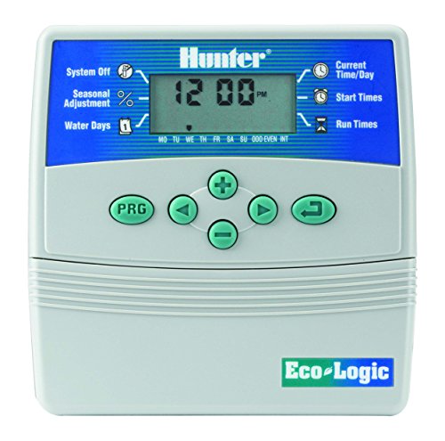 Programador de Valvula Digital HUNTER 6 Vias Hunter - Fontes de alimentação elétrica - 6 vias, rega automática, 3 programas, ajuste estacional