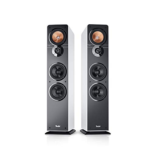 Colunas TEUFEL Ultima 40 (Branco - 50 W - 8 Ohms) Lautsprecher Teufel - Alto-falantes - 3 vias, woofer resistente, abertura dupla, tweeter grande