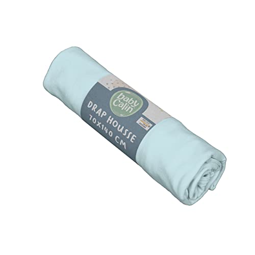 Lençol de Cama Infantil BABYCALIN Azul (140x200 cm) Babycalin - Lençóis - algodão, 140x200 cm, fácil de lavar, resistente à cor