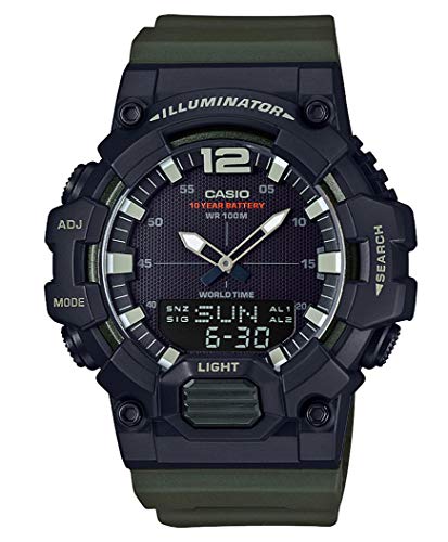 Relógio CASIO Homem (Aço e Poliuretano - Preto) Casio - Relógios - aço, poliuretano, preto