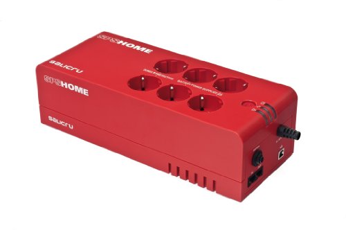 Ups SALICRU SPS.400.HOME (6 Tomadas - 360 W - 400 V) Salicru - Ups - 6 tomadas, 360 W, 400 V, proteção ADSL