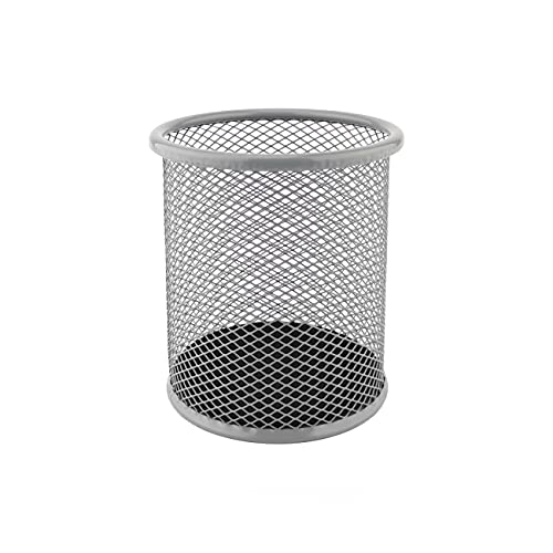 Suporte para canetas de tinta permanente LEVIATAN Leviatan - Organizadores de mesa - metal, espuma, prateado, caneta permanente