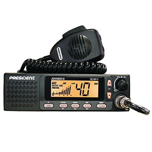 Rádio PRESIDENT JOSHERSON II (12/24 CB - Até 20 km) President - Rádios bidirecionais - 12/24 cb, 20 km, 26.9650-27.2350 mhz, 8 canais, 121 chamadas