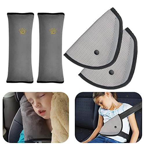 Protetor de cinto para crianças 2 peças Cinzento ransit - Acessórios para cadeirinhas de bebê - protetor, cinto, crianças, 2 peças, cinzento