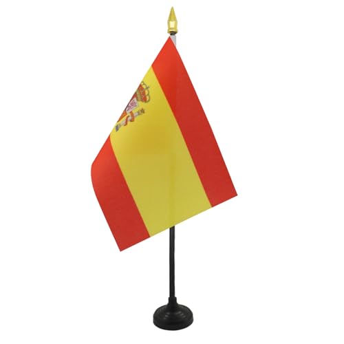 Bandeira de Mesa Azul e Dourado 10 X 15 Cm AZ FLAG - Bandeiras e cataventos - azul, dourado, 10 x 15 cm
