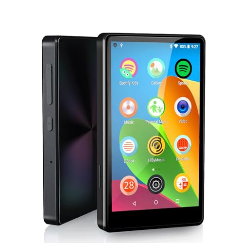 Leitor MP4 Bluetooth com Spotify Kids - 4'' - Preto Luoran - Áudio - bluetooth, spotify kids, mp4, 32GB, microsd