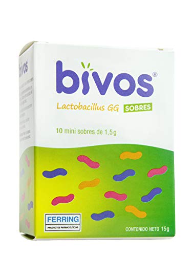 Suplemento Alimentar BIVOS Lactobacillus GG (10 sobres) FERRING - Vitaminas e suplementos - digestivo, absorção de nutrientes, constipação, diarreia