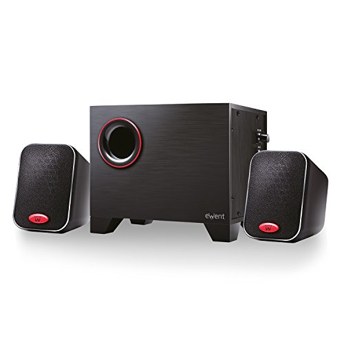 Coluna Stereo EWENT EW3505 (Preto - 15 W) Ewent - Alto-falantes - 2.1, subwoofer, 15 W, ajustável