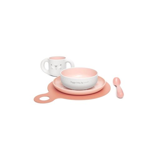 Conjunto de Refeição SUAVINEX Booo (Rosa - 100% Pvc) Suavinex - Jogos de jantar - conjunto, refeição, suavinex, booo, rosa, pvc