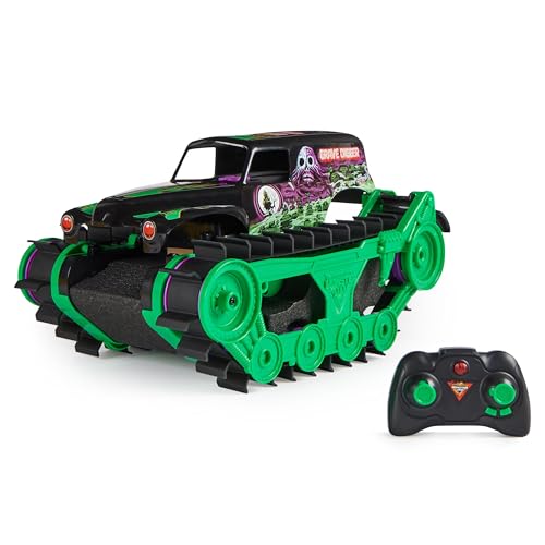 Carrinho RÁPIDO SPIN MASTER Grave Digger Spin Master - Brinquedos - alta velocidade, estrutura resistente, motor potente, Multi-terreno