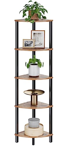 Estante VASIHO JSJ001HV1 (Castanho - 68 x 30 x 100 cm) VASIHO - Estantes e prateleiras de pé - 68 x 30 x 100 cm, castanho, MDF, 15 kg