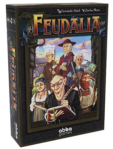 Livro Feudalia de A. S. Byatt (Espanhol) Abba Games - Jogos - cartas, 2-4 jogadores, 90 minutos, maiores 14 anos