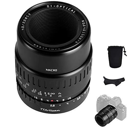 Objetiva TARTARIN Mf40mm F2.8 (Encaixe: Fujifilm X Mount - Abertura: f/22 - f/2.8) TTARTISAN - Lentes de câmera - macro, fujifilm x mount, f/2.8, f/22
