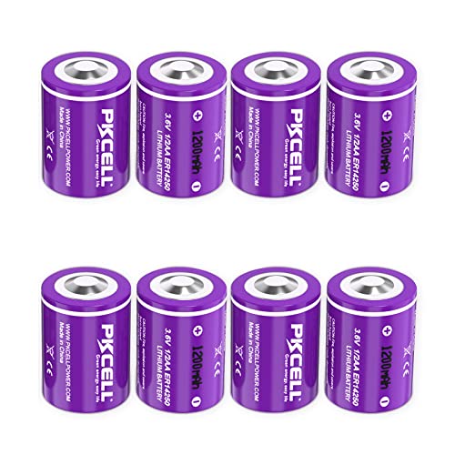 Pilha Recarregável PKCELLERIA ER14250 (Para Alarmes) PKCELL - Baterias de uso geral - pilha recarregável, litio, alarmes, capacidade 2500mah, voltagem 3v
