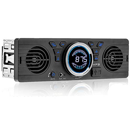 Autorrádio AutoStar 1DIN-12BT (Bluetooth - Preto) WEPARTICULAR - Alto-falantes - bluetooth, usb/tf, altavoces integrados, manos libres