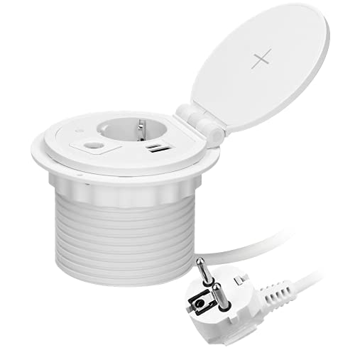 Adaptador de Parede ORNO GM-9015 Branco Orno - Fios de extensão - tipo f, 18 m, 230 v, 3680 w