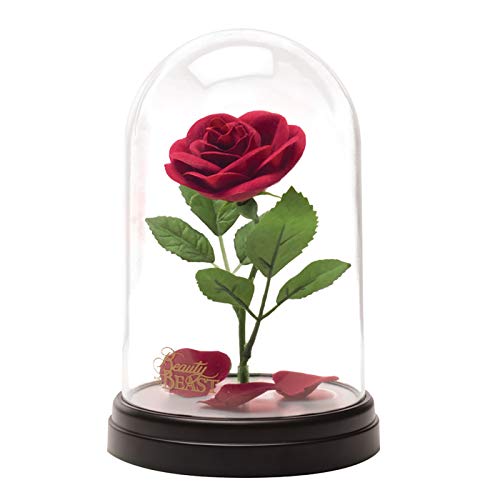 Lâmpada de Mesa DISNEY La Bella y la Bestia PALADONE - Casa e jardim - led, usb, botão tátil, rosa encantada
