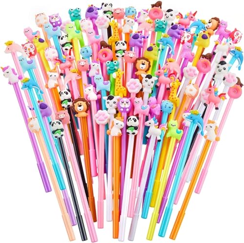 Canetas de Feltro KAHEIGN 80 Peças (Multicor) KAHEIGN - Canetas - 80 peças, multicor, 0,5 mm, desenhos de animais
