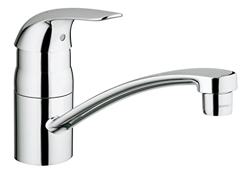 Torneira para Lavatório Grohe Euro Eco Cromo e Branco Grohe - Torneiras - cromo, branco, lavatório