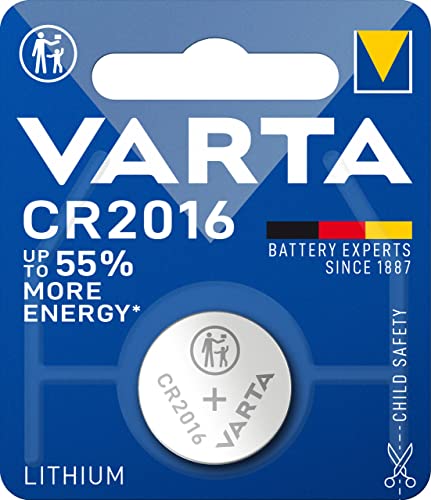 Pilha Não Recarregável VARTA CR2016 (1 peça) Varta - Baterias - alcalino, cr2016, 3V, 200mAh