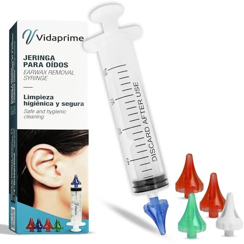 Kit de limpeza de ouvidos Vidaprime 1 peça(s) OrtoPrime - Cotonetes e colheres para os ouvidos - limpa-ouvidos, branco