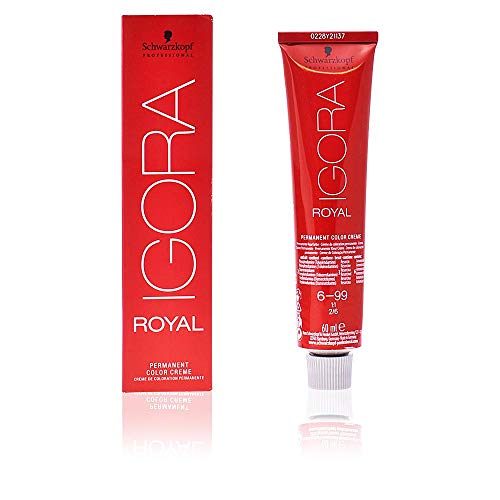 Creme de Cabelo Schwarzkopf Igora Royal 6-99 Permanent Hair Colour 60 Ml Schwarzkopf - Coloração de cabelo - preto, 60 ml, pelo permanente