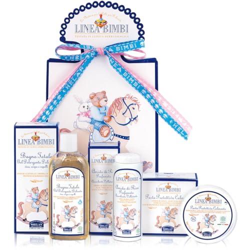 Conjunto de Higiene Bimbi Linea 3 em 1 (Recondicionado Como Novo) Helan - Conjuntos de presente para bebê - higiene, bimbi, 3 em 1, recondicionado