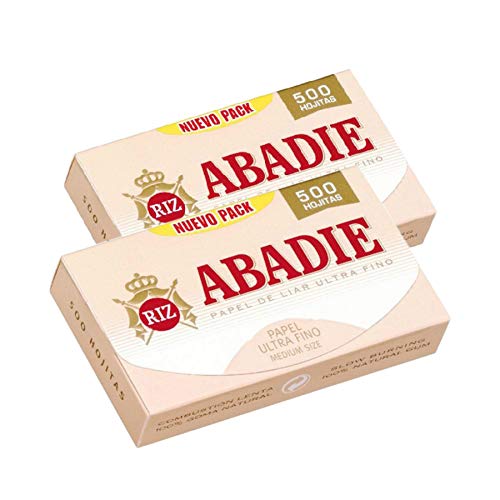 Papel de Liar ABADIE Ultrafino (77x44mm - 500 Folhas) HIBRON - Incenso - ultrafino, 77x44mm, 500 folhas